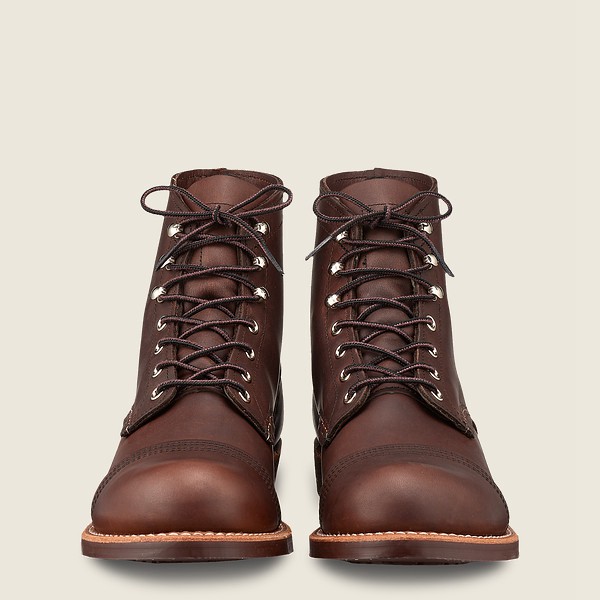 Bottes Red Wing Heritage - Iron Ranger - 6-Inch Harness Cuir - Marron - Homme 793RGOCTW